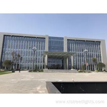 Solar-Powered LED Street Light with CCTV Camera